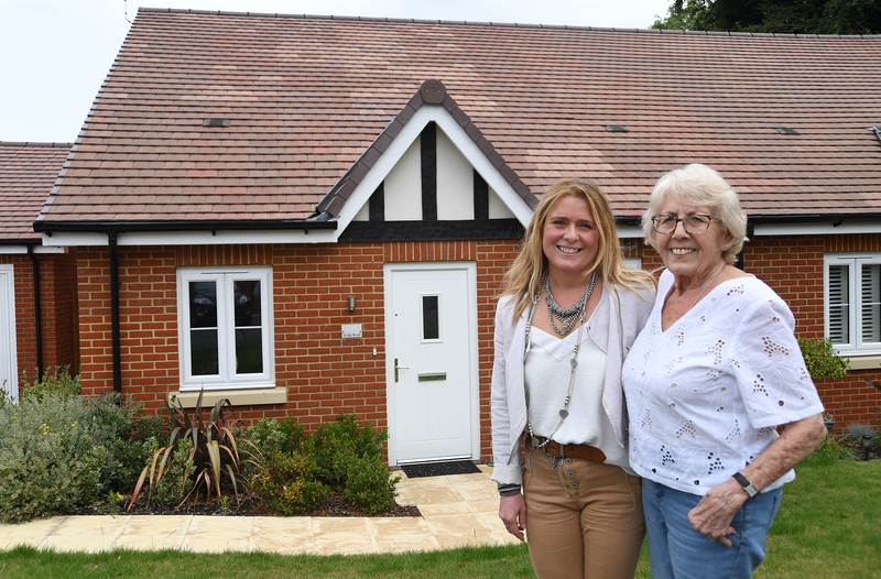 Downsizer Mavis enjoys village life after falling in love with new-build bungalow in Thurston