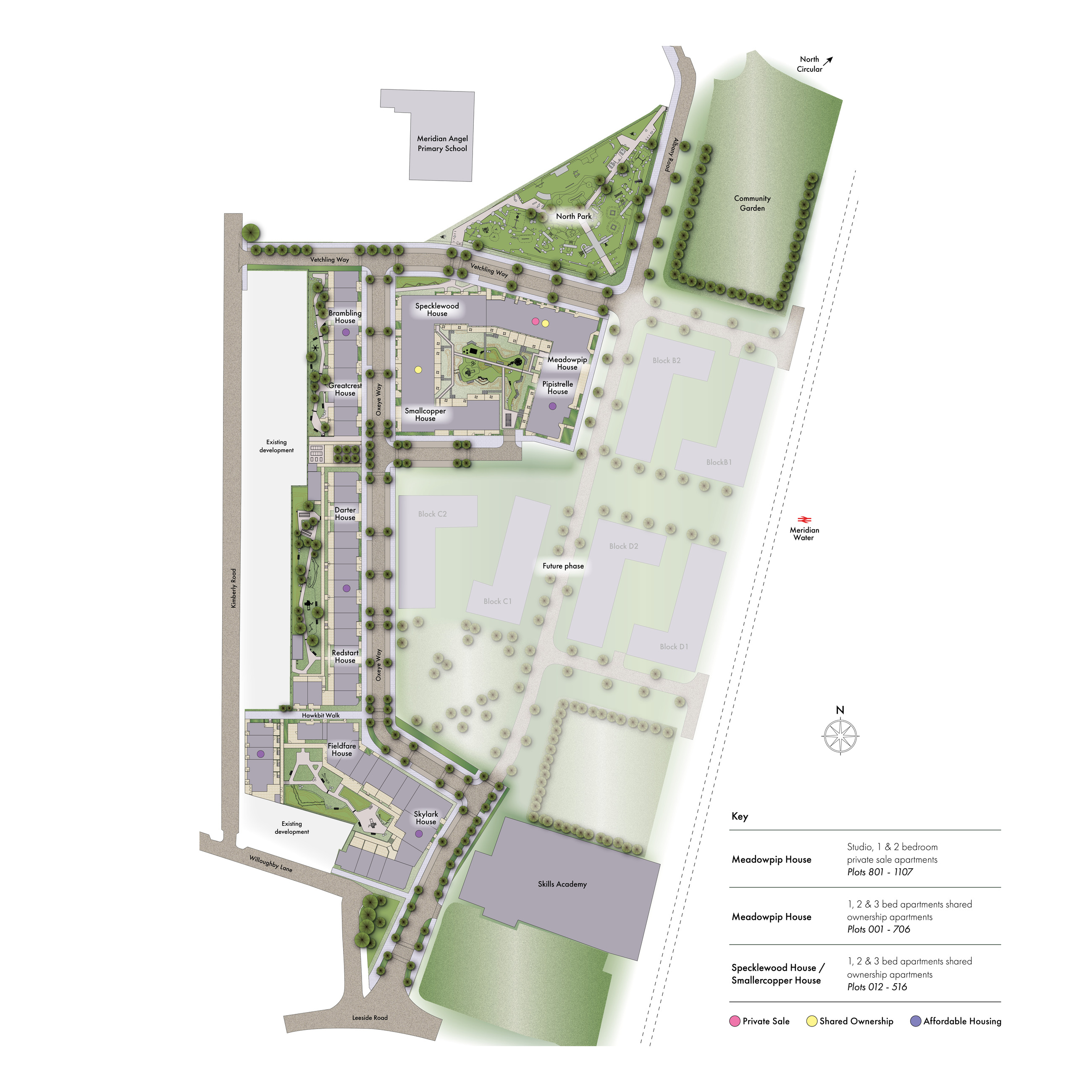 05789-13 Meridian One Site Plan 2600x2600px