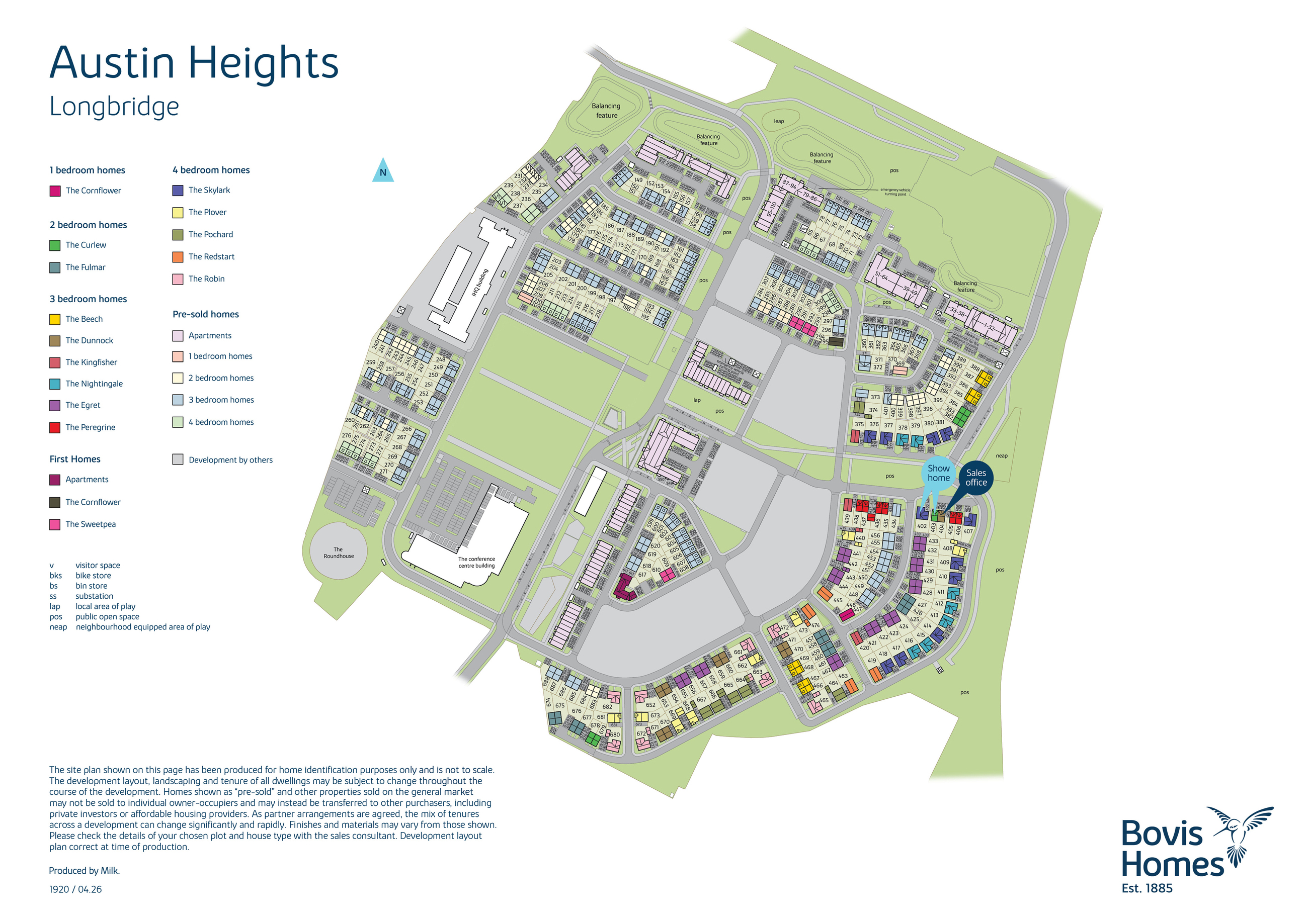 1920 Austin Heights Longbridge Site Plan