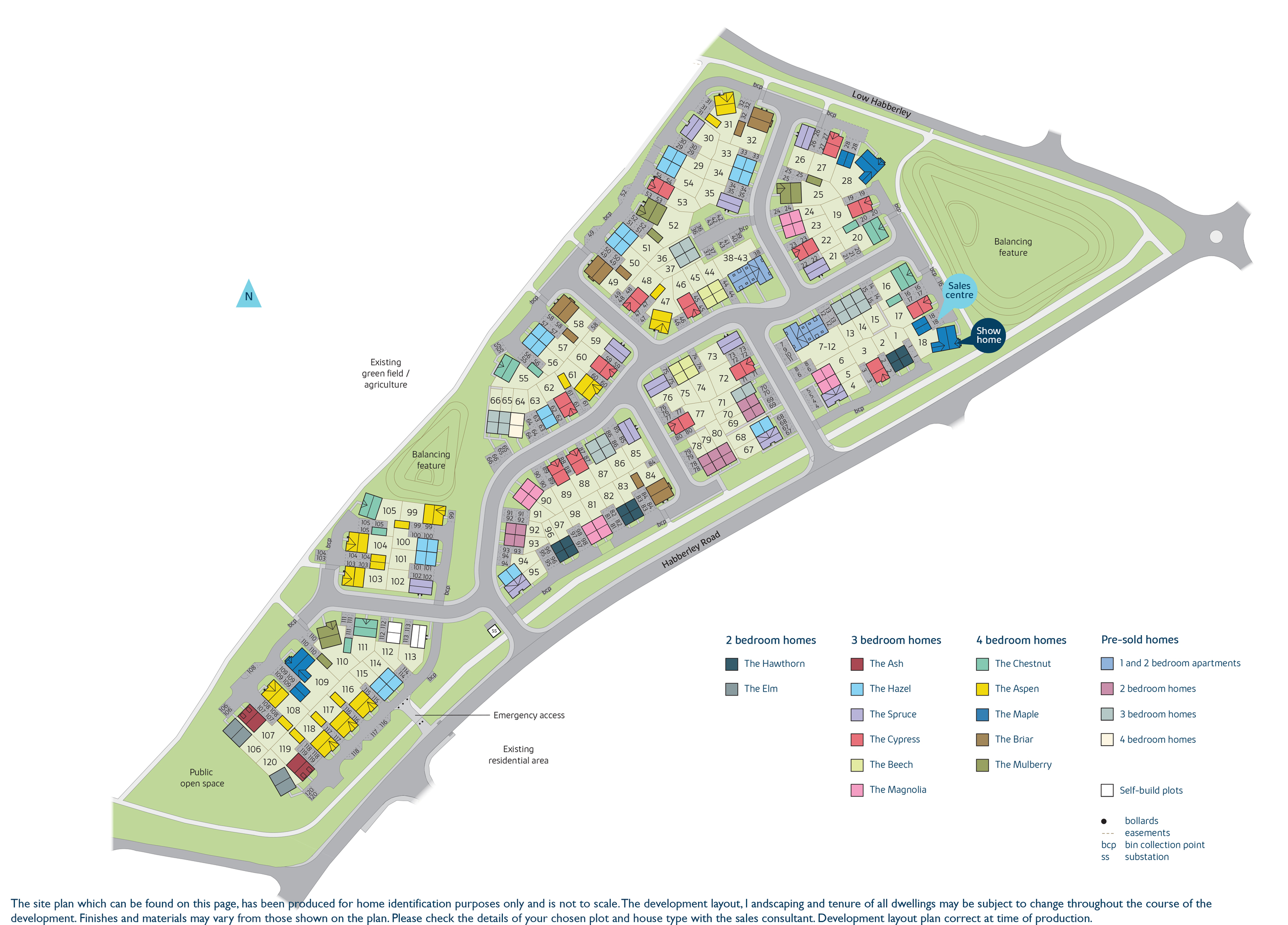Habberley Park Kidderminster Site Plan August 2025