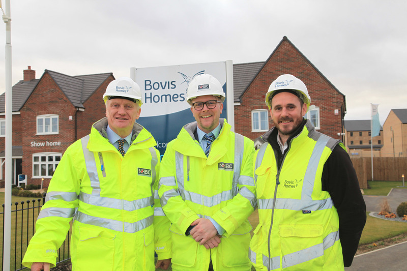 Housebuilder Bovis welcomes MP to award winning Beverley site