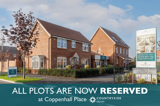 All plots now reserved - Coppenhall Place