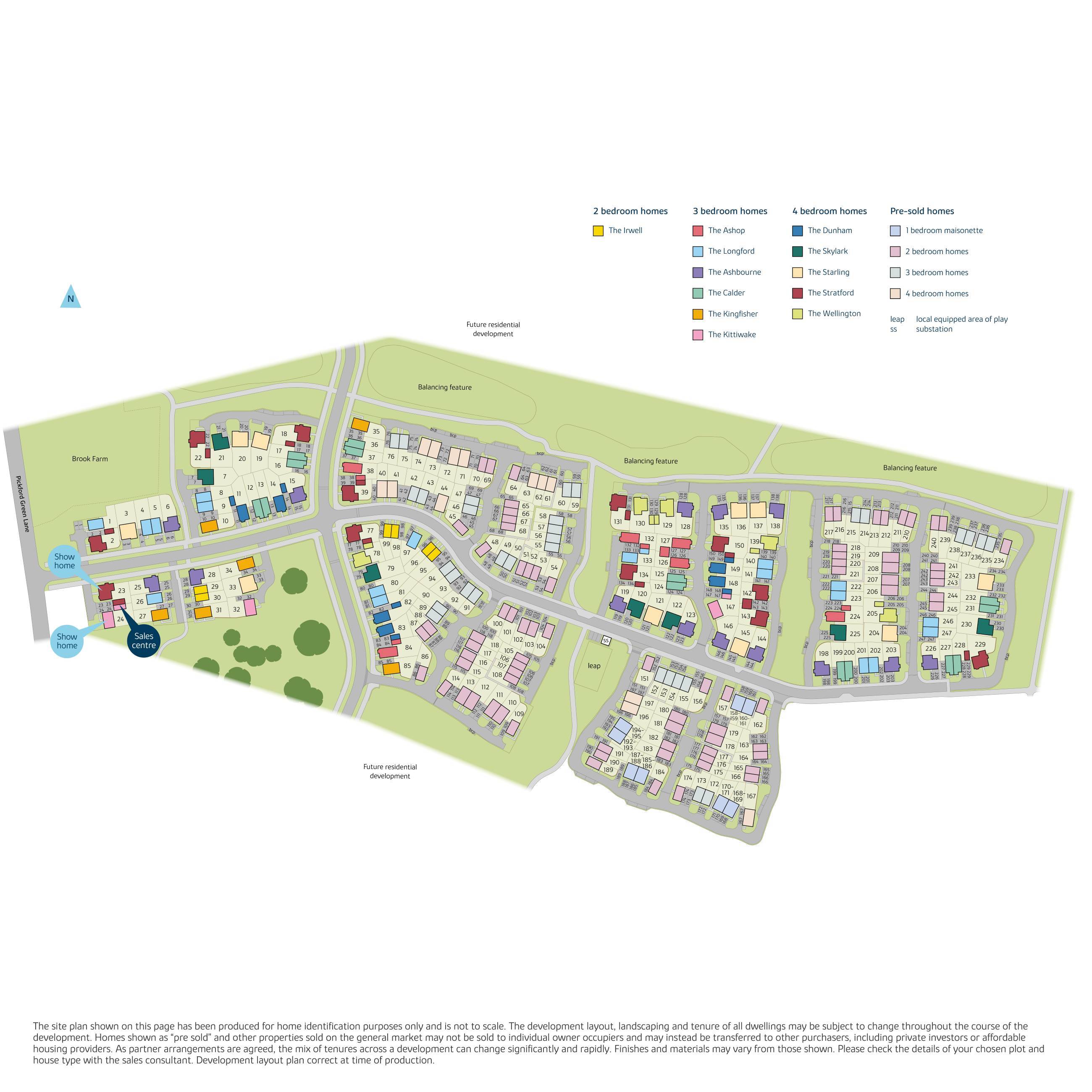 BH Coppice green siteplan