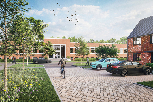 Austin Heights, IHQ Bulding Render