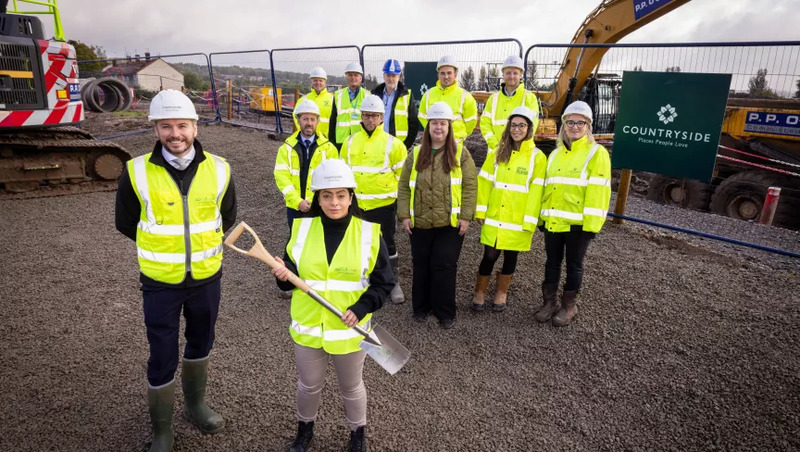 Ground-breaking developments at Fitton Hill as work underway to build 365 homes The start of work at Fitton Hill