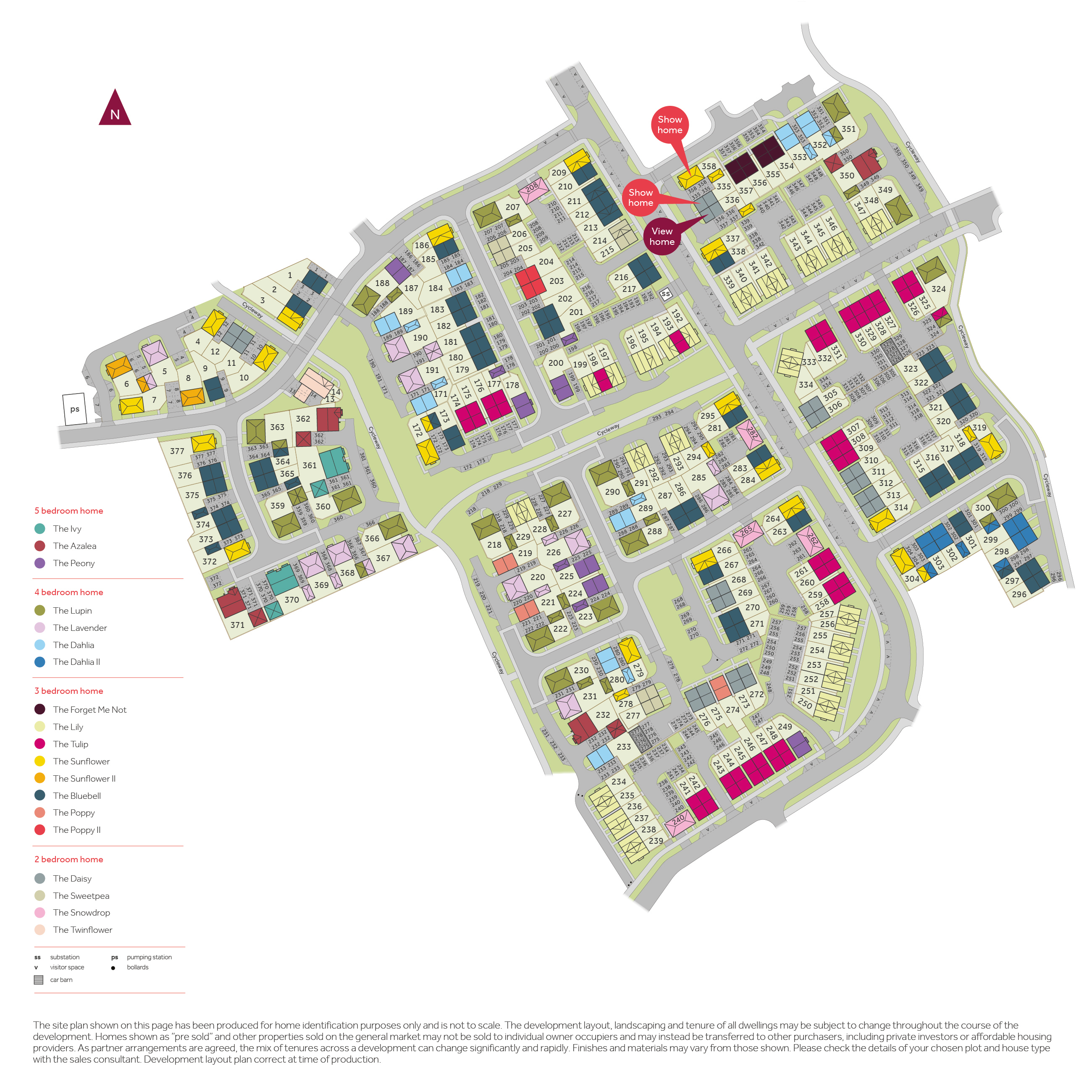 DS17147 [LH] Poppyfields, Wellingborough Site Plan