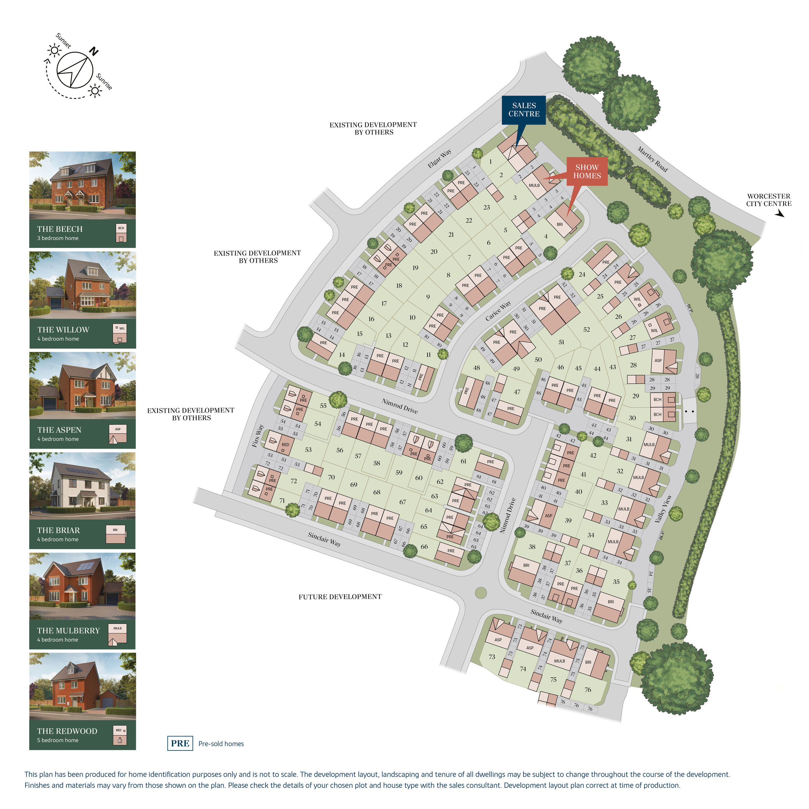 Elgar Park Site Plan
