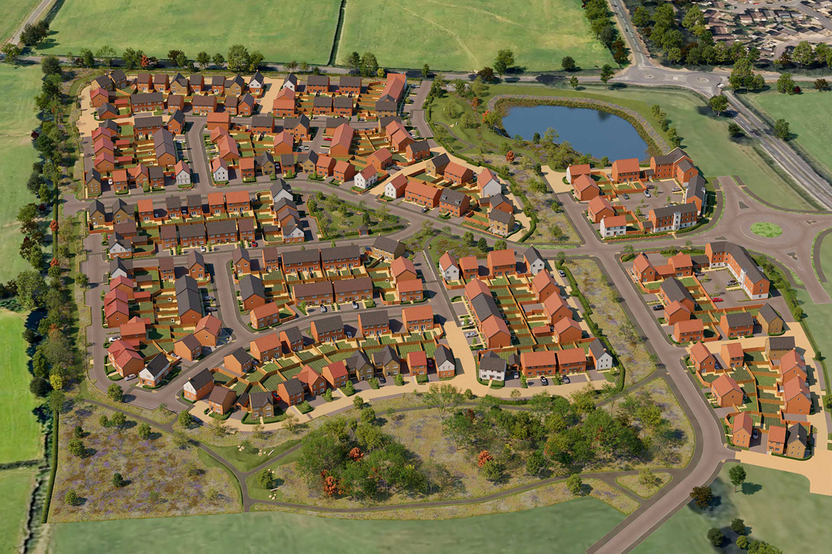 CNORW - Siteplan from South
