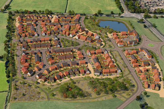 CNORW - Siteplan from South