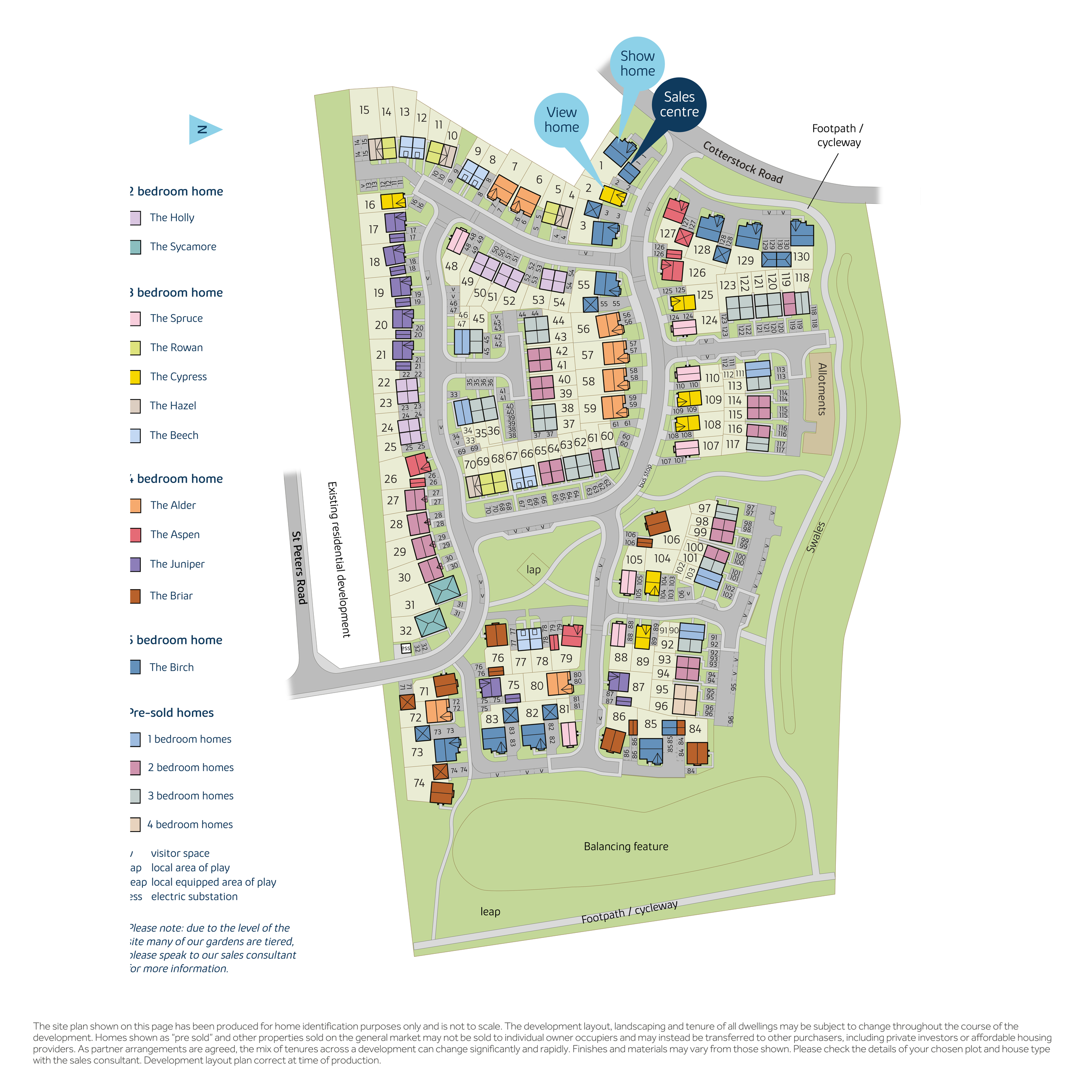 East Anglia_Cotterstock Meadows_Site plan