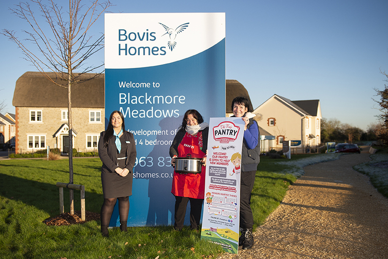 Bovis Homes donates slow cookers to The Vale Pantry