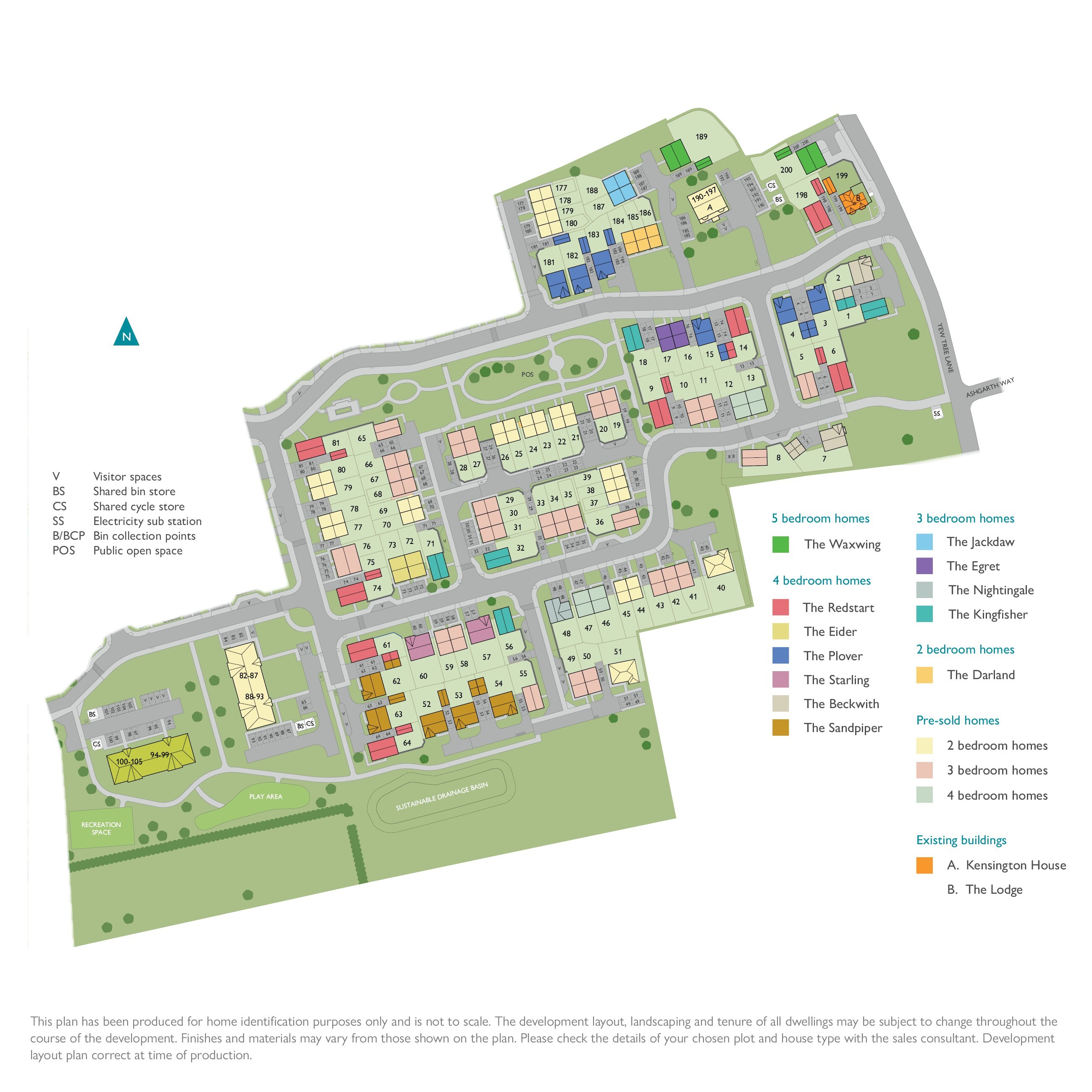 Kensington Fields Harrogate Site Plan 2600px