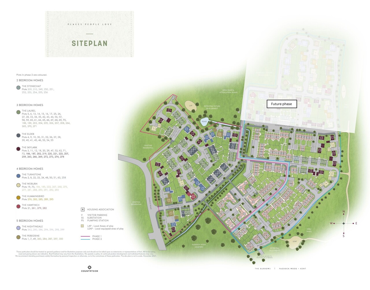 The Burrows Site plan 2