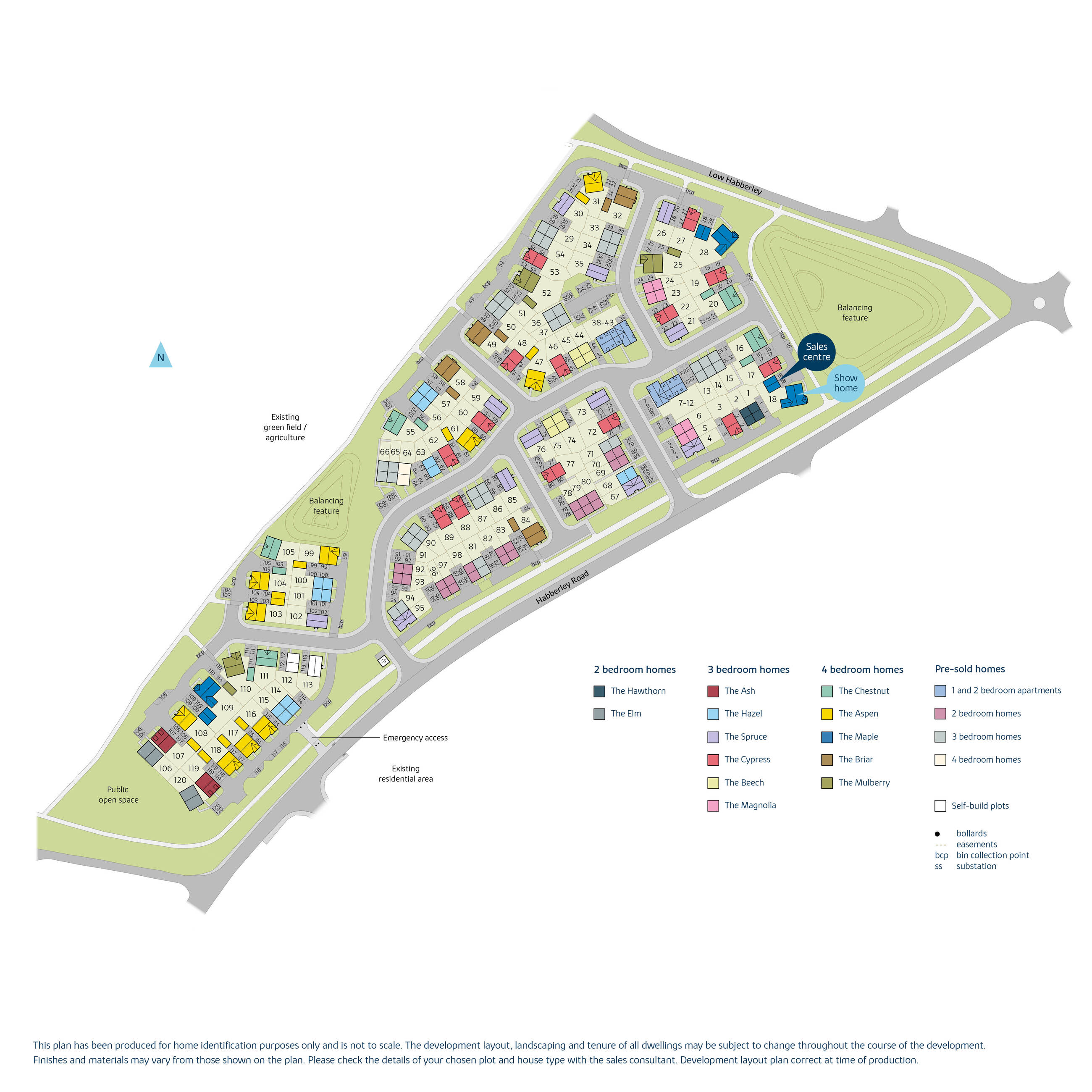 Habberley Park Site Plan Dec 25