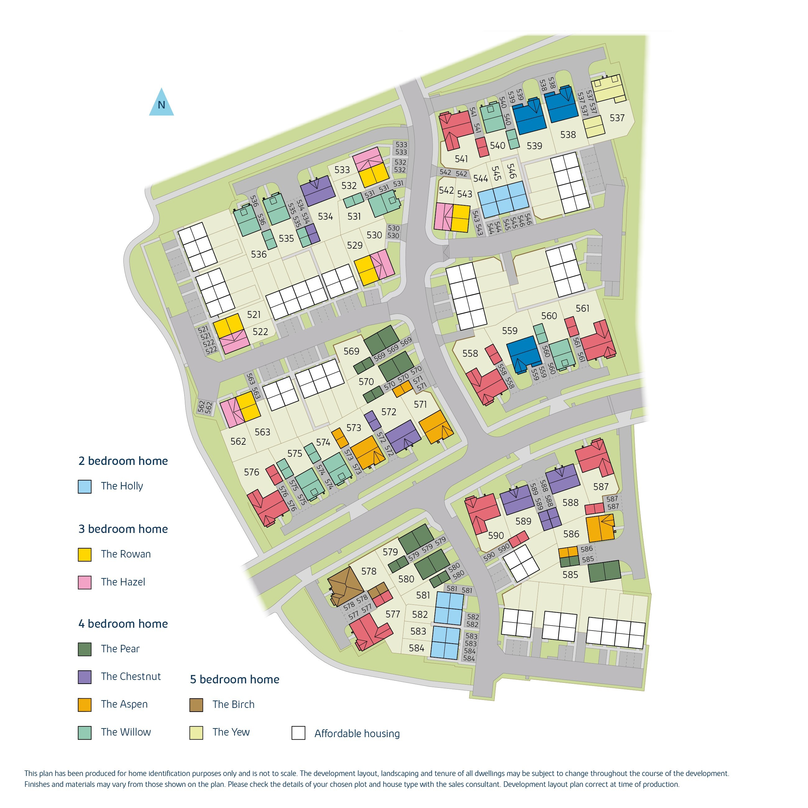 BH EY Spring Vale Site Plan with Disclaimer