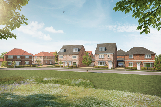 King Edward's Park CGI streetscene