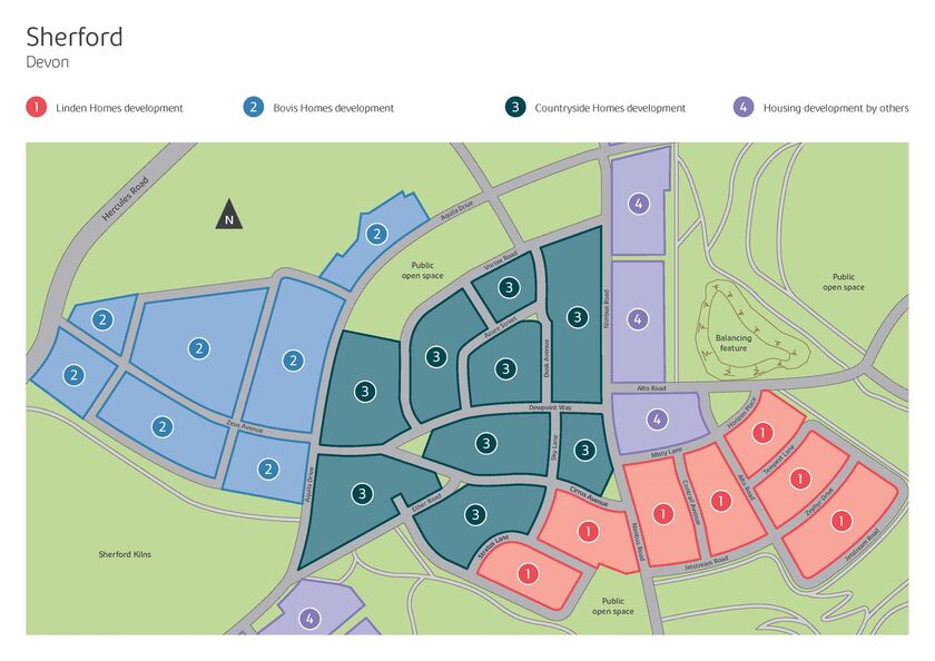 Sherford tri-brand masterplan 1