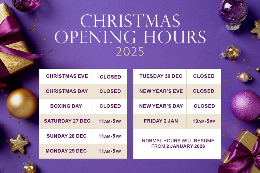 VSWM-CHRISTMAS 2025-OPENING HOURS