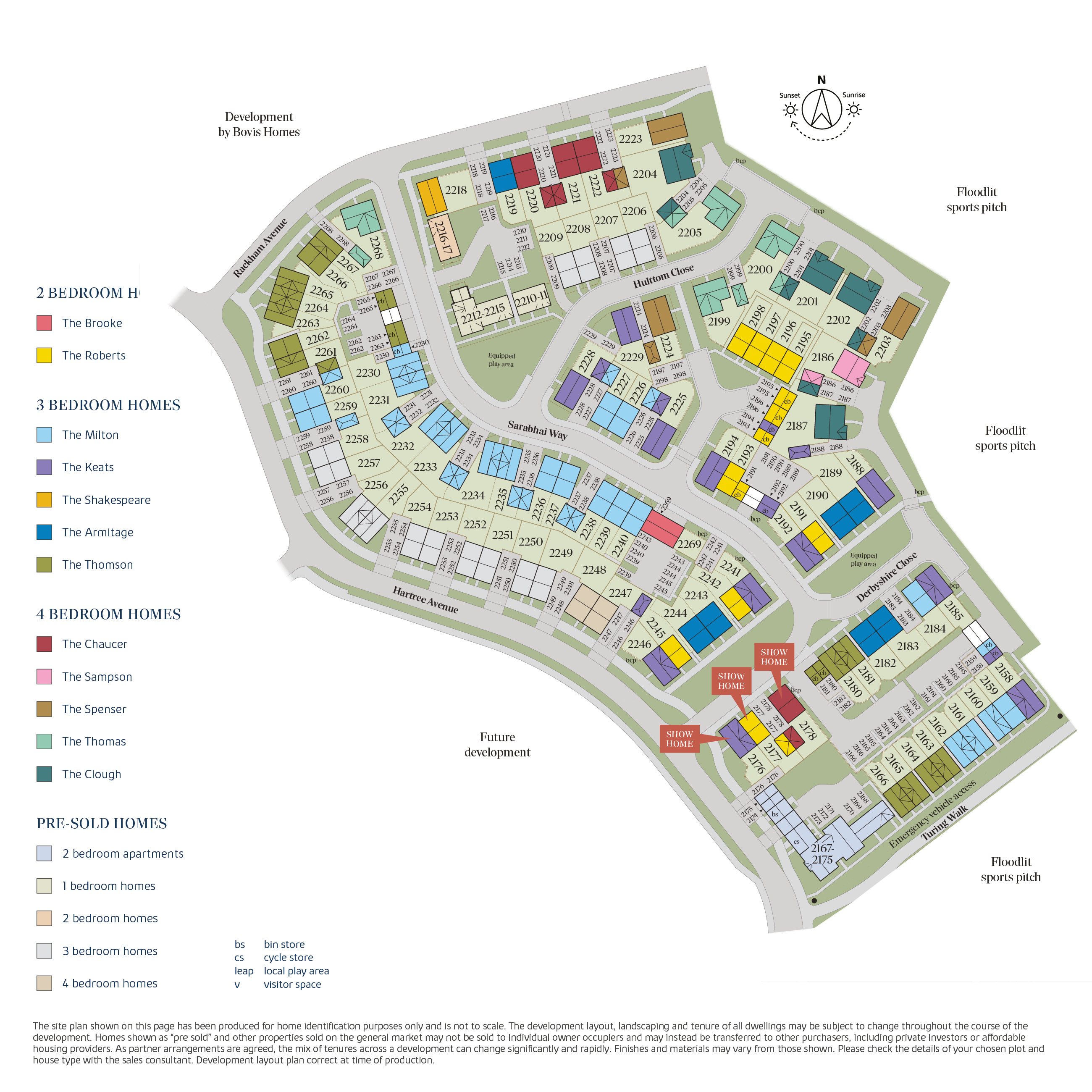 DS17186 [BH] Lunar Park, West Cambourne Site Plan 3.2a