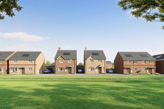 East Anglia_Cherrywood Place_Street View 2_Plot 34-38