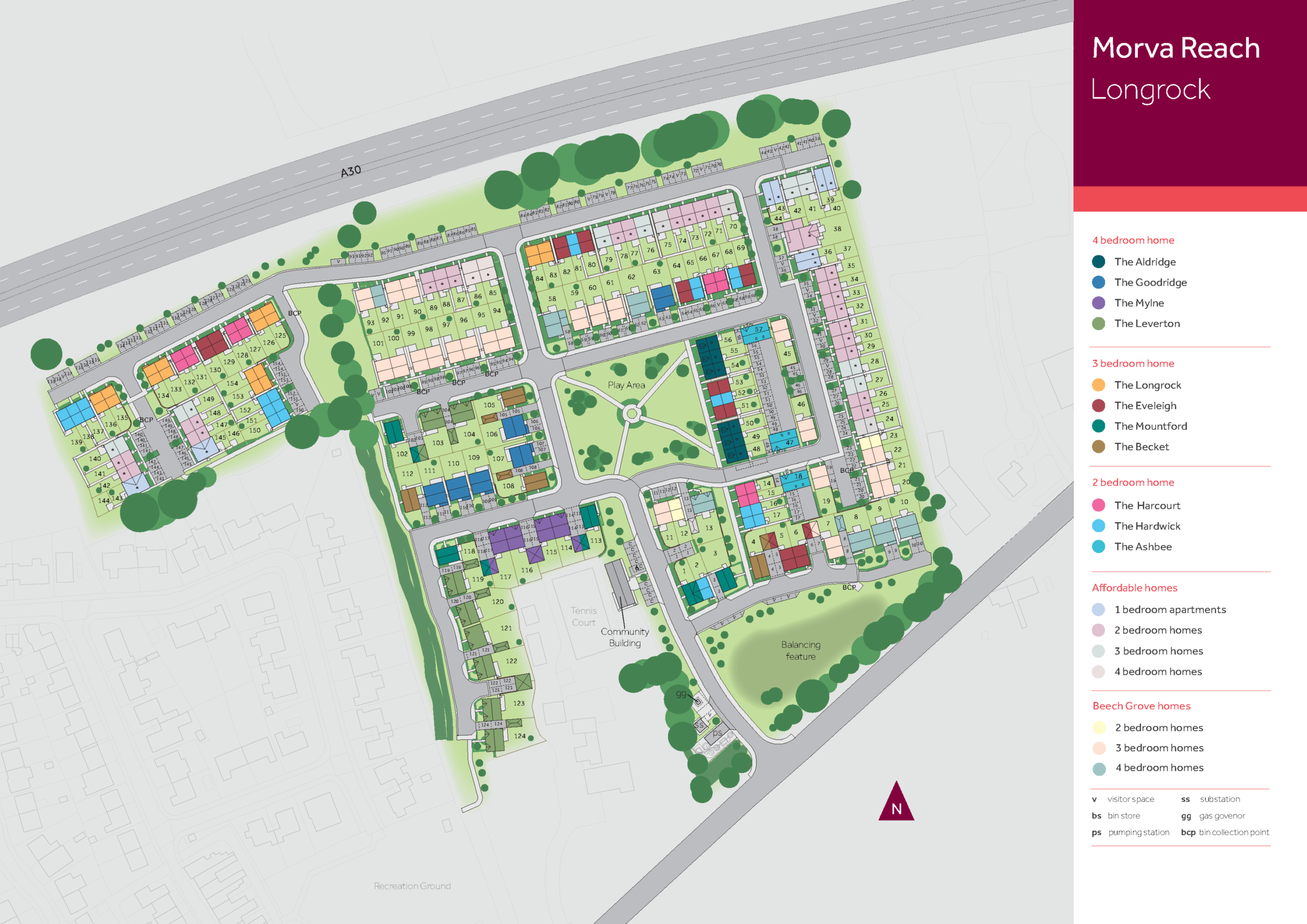 Morva Reach siteplan 2024