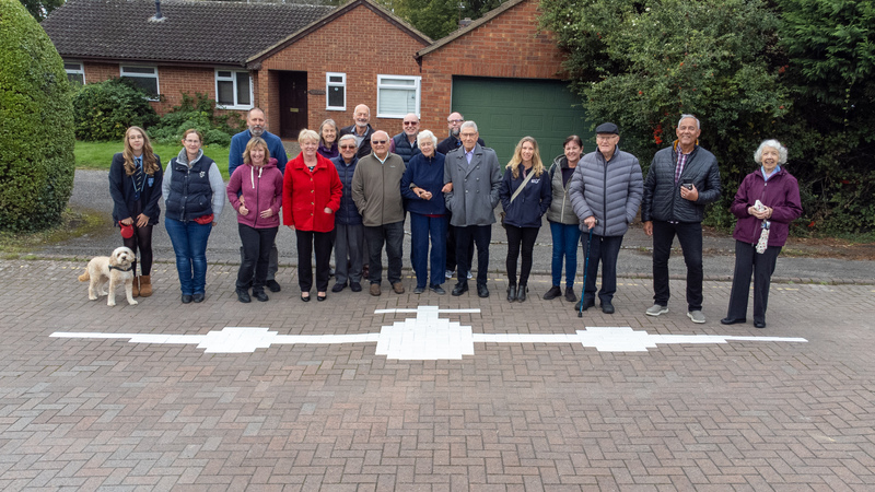 Bovis Homes restores mosaic created in honour of the Gloster Aircraft Company