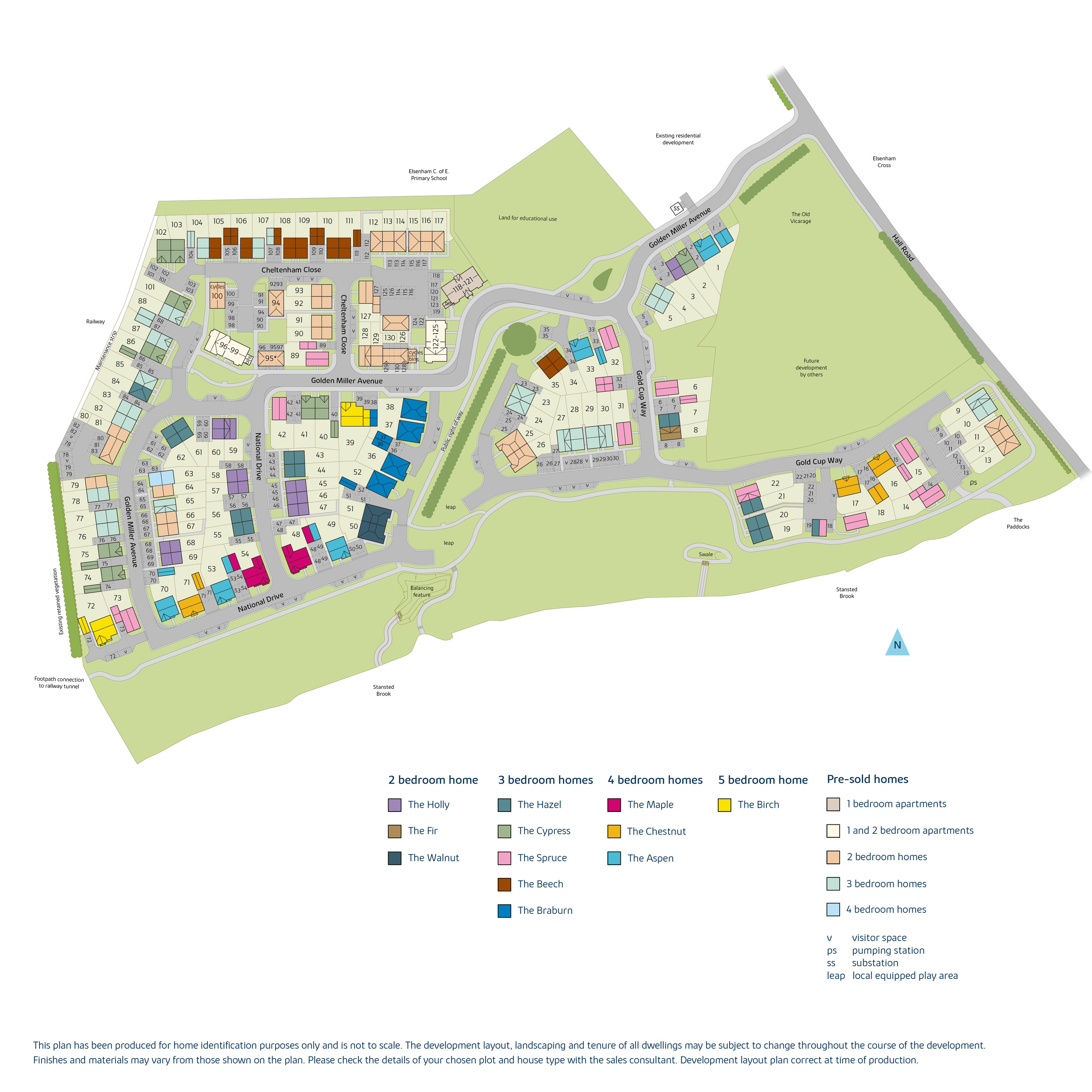 Elsenham Brook Site Plan