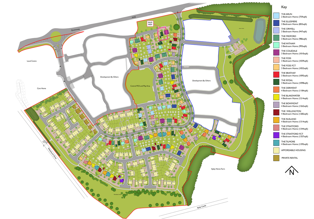Charlton Gardens Site Plan
