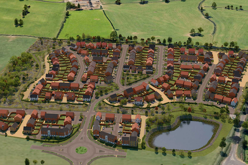 CNORW - Siteplan from East