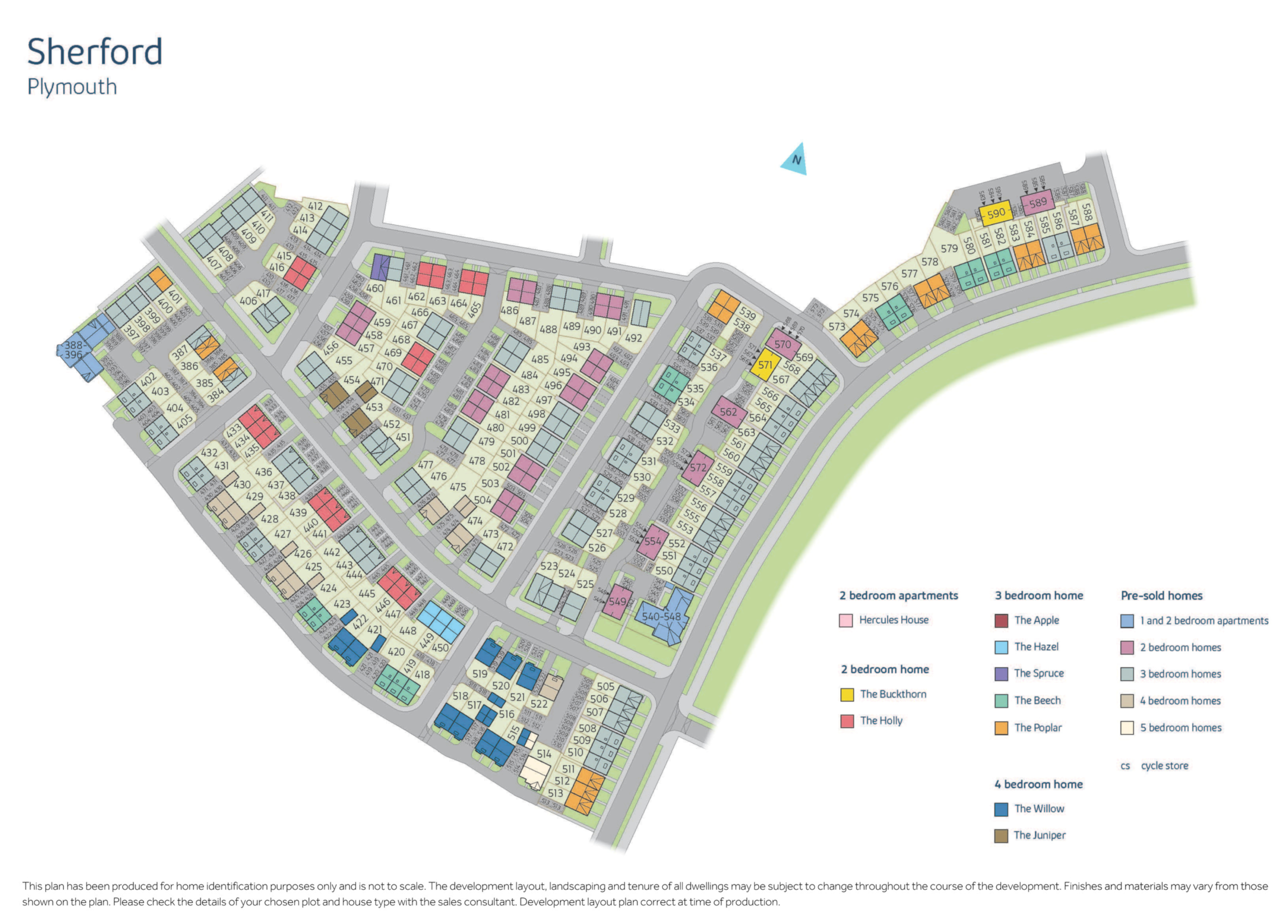 Bovis Sherford siteplan 2025