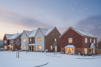 Meadow View Crowborough Christmas Externals