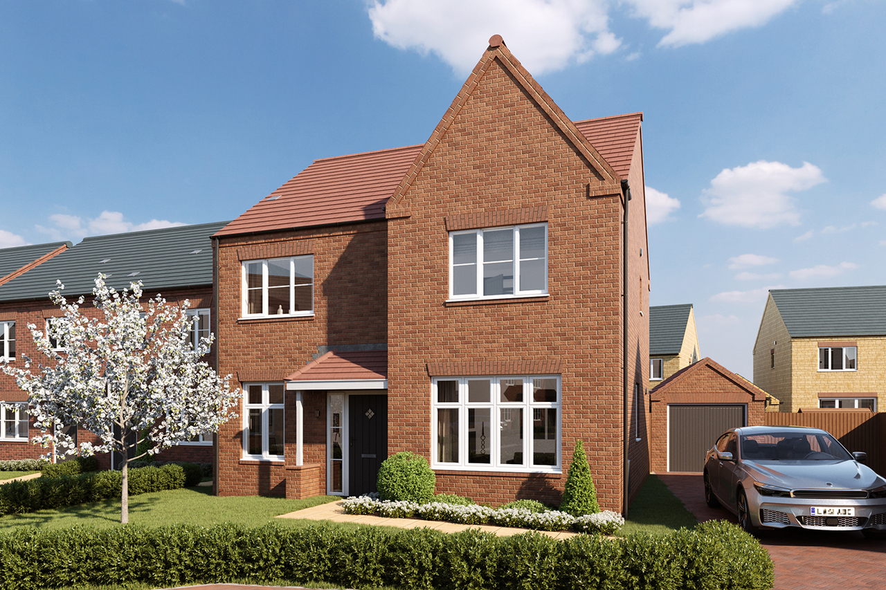 Hopfields New Homes in Ledbury for Sale, New Build Houses Near