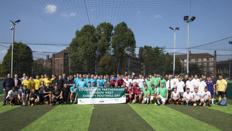 Countryside Partnerships raises £28,000 for Alzheimer’s Society in west London charity football tournament