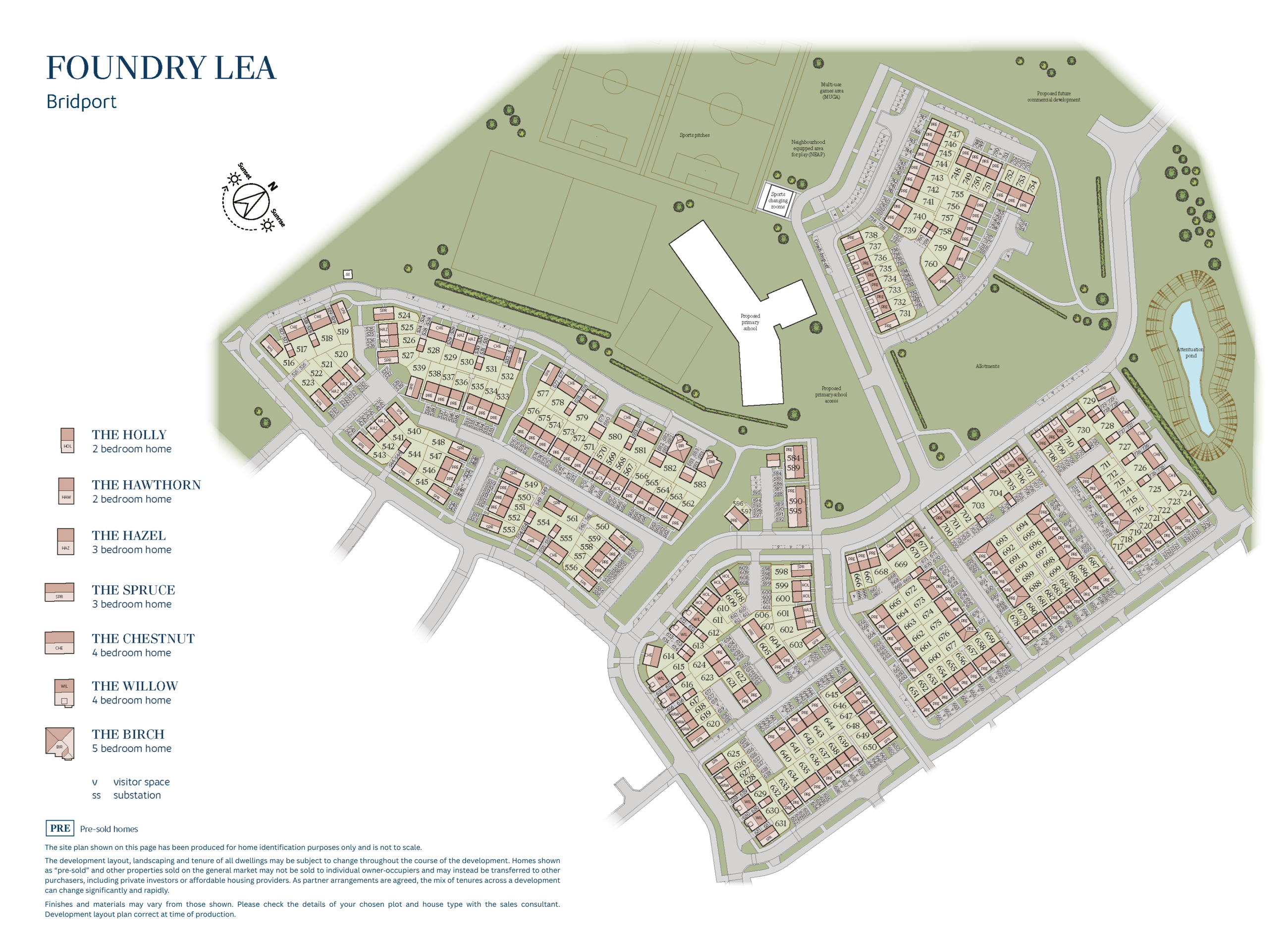 Foundry Lea Site Plan