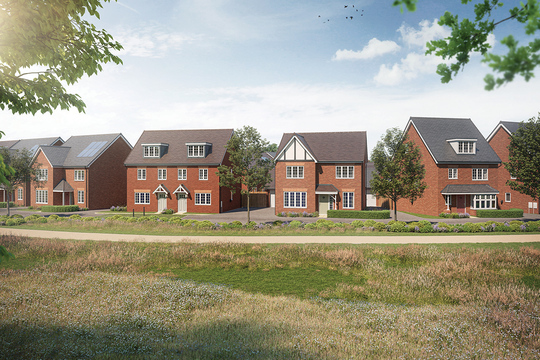 Elgar Park street scene P26-31 CGI