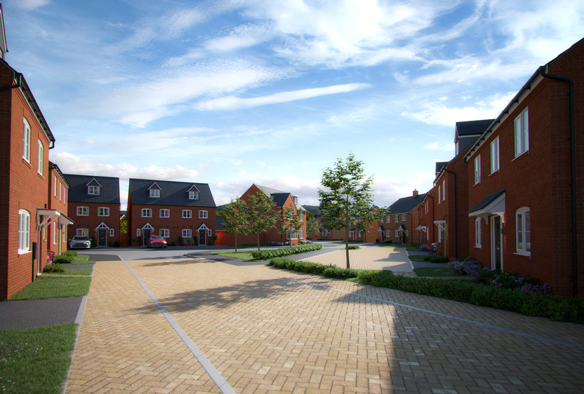 East Anglia_Priors Hall Park_Streetscene_2