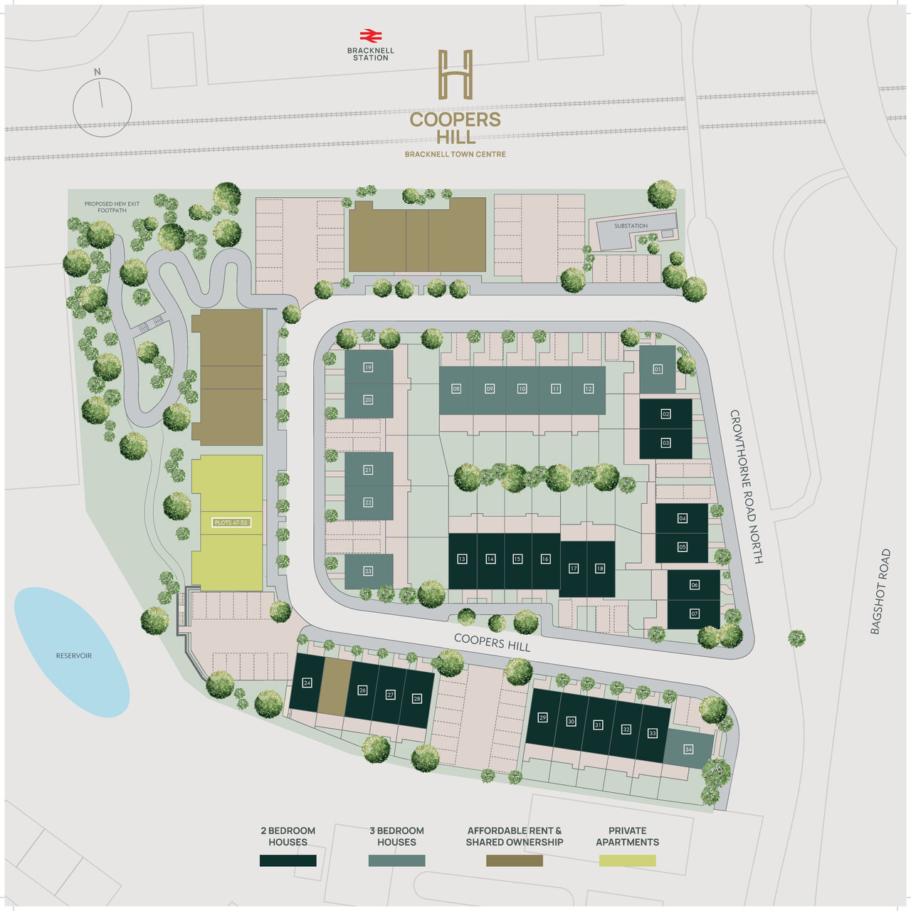 Coopers Hill Site plan