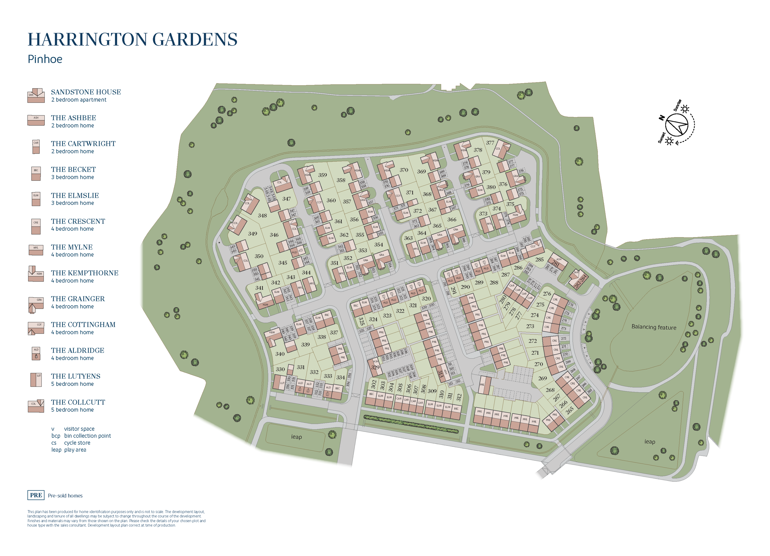 Harrington gardens Siteplan WEB
