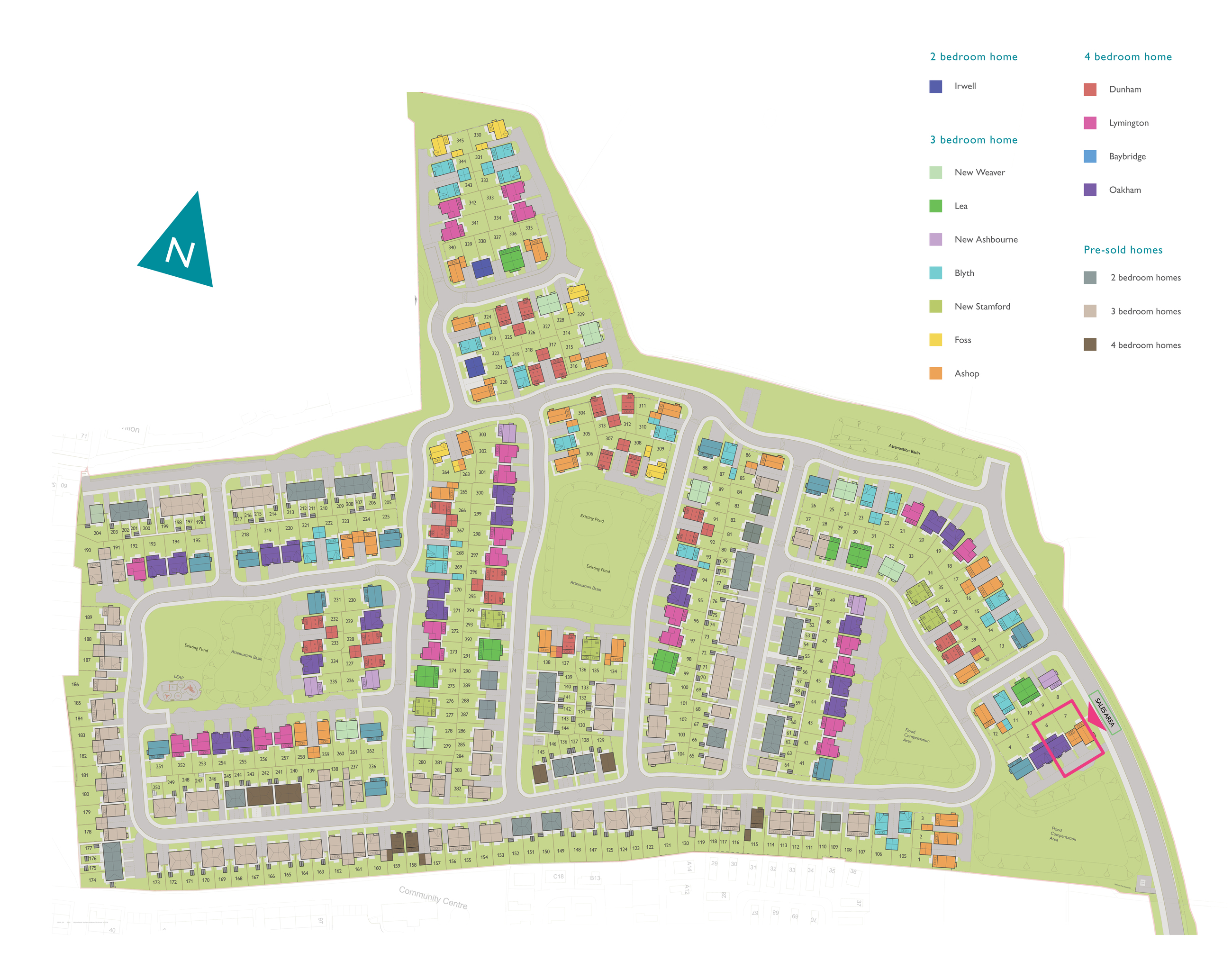 1364 Beaumont Green Brochure Site Map - 9000px