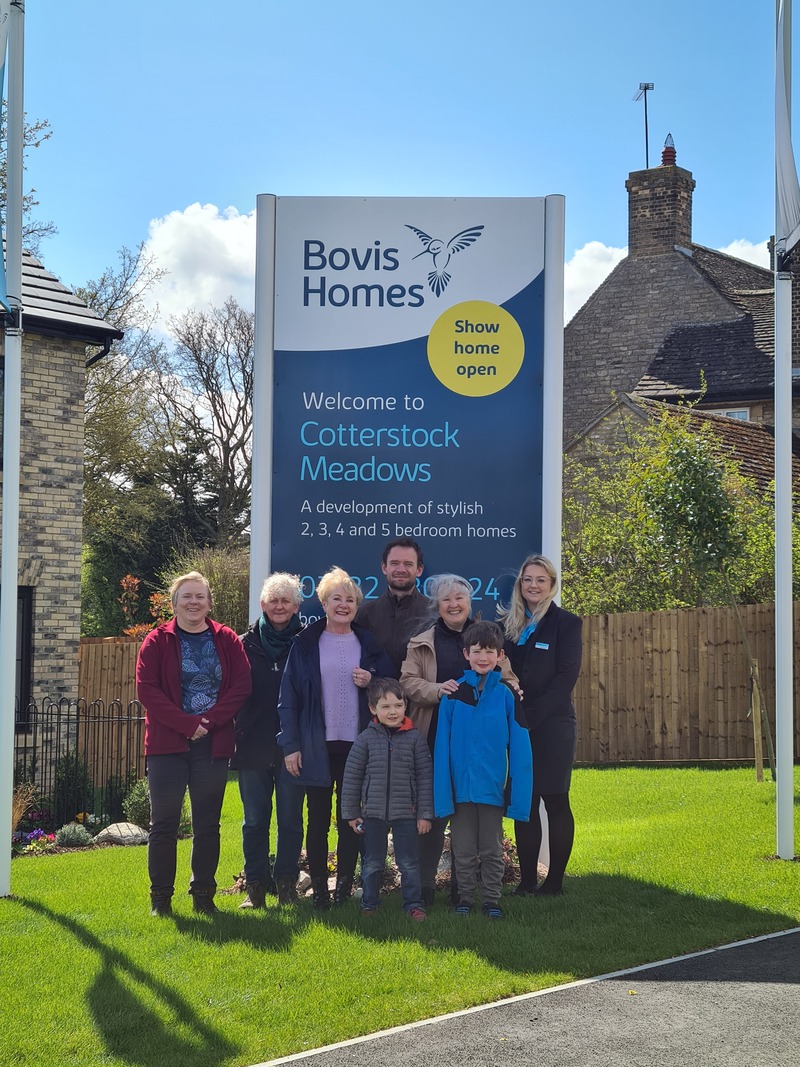 Housebuilder sows seeds for success by donating £3,000 to Blooming Oundle