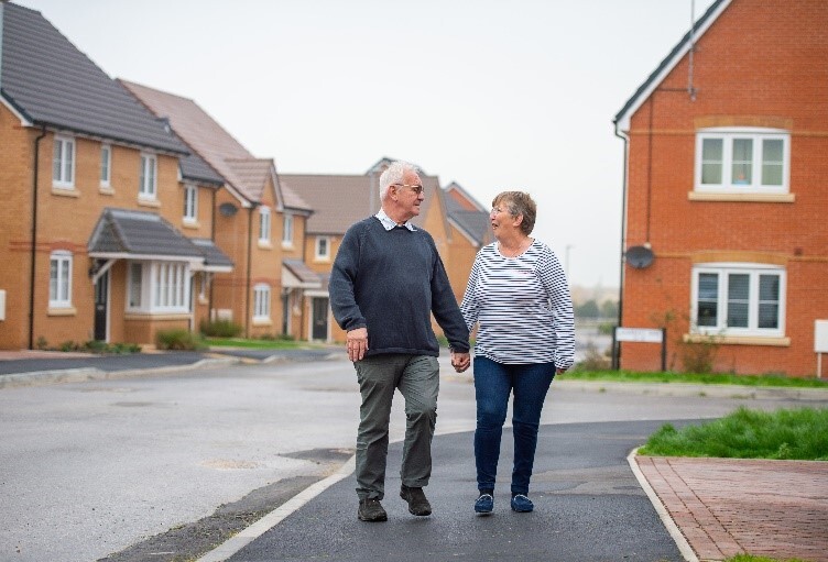 Retired NHS workers use shared ownership to move closer to family after health scare
