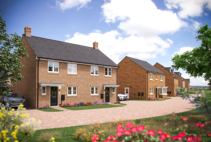 Linden Homes_East Anglia_Millstone Park Streetscene