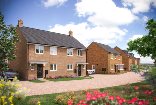 Linden Homes_East Anglia_Millstone Park Streetscene