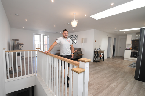 Nathan is ‘over the moon’ with new detached apartment at Hounsome Fields in Basingstoke