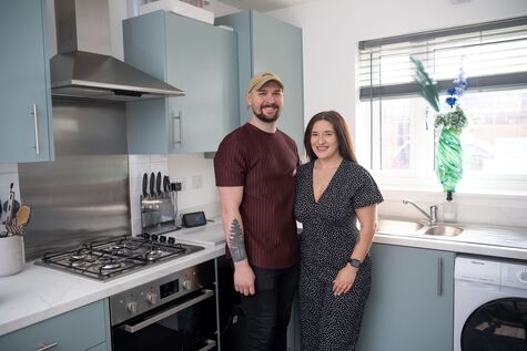 Young couple used shared ownership scheme to buy four-bedroom dream home