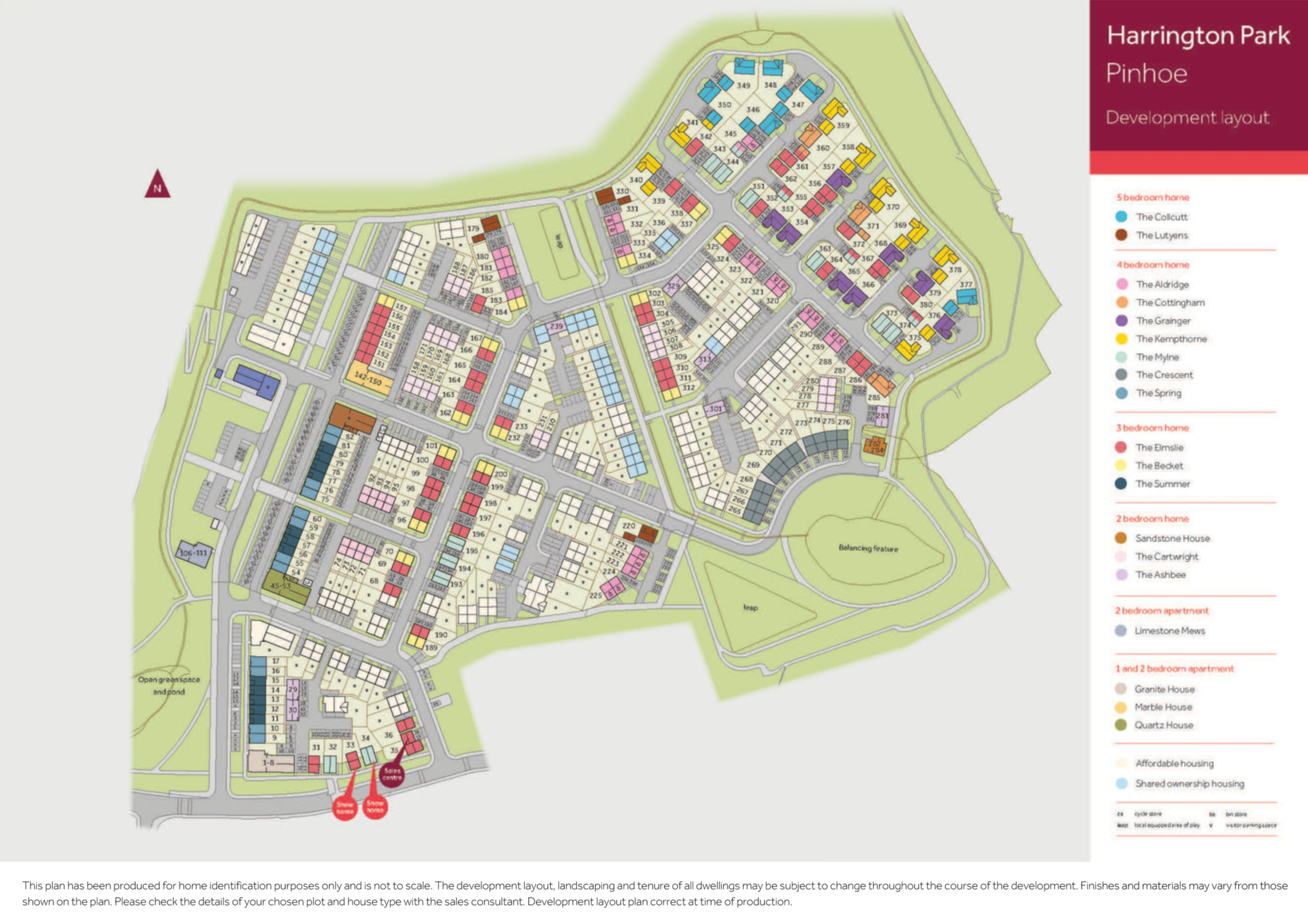 Linden Harrington park Siteplan 2025