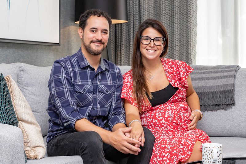Family fall in love with friendly community and green spaces at Greenwich Millennium Village