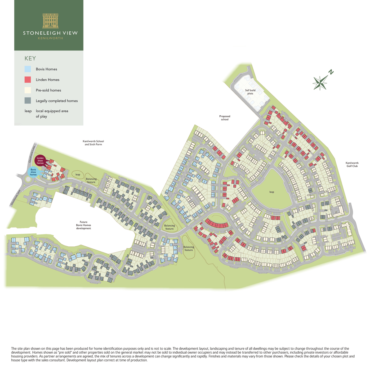 Stoneleigh View, Kenilworth master plan