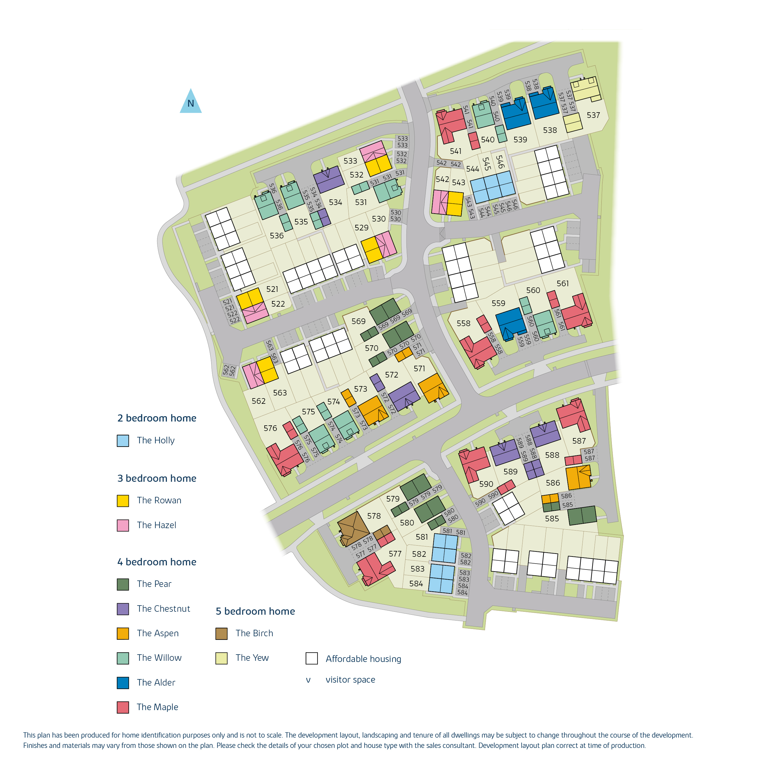 [BH] Spring Vale Knaresborough web site map