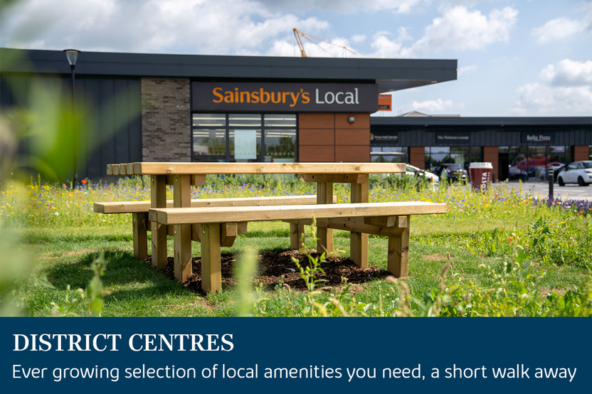 Priors Hall Park Development District Centres